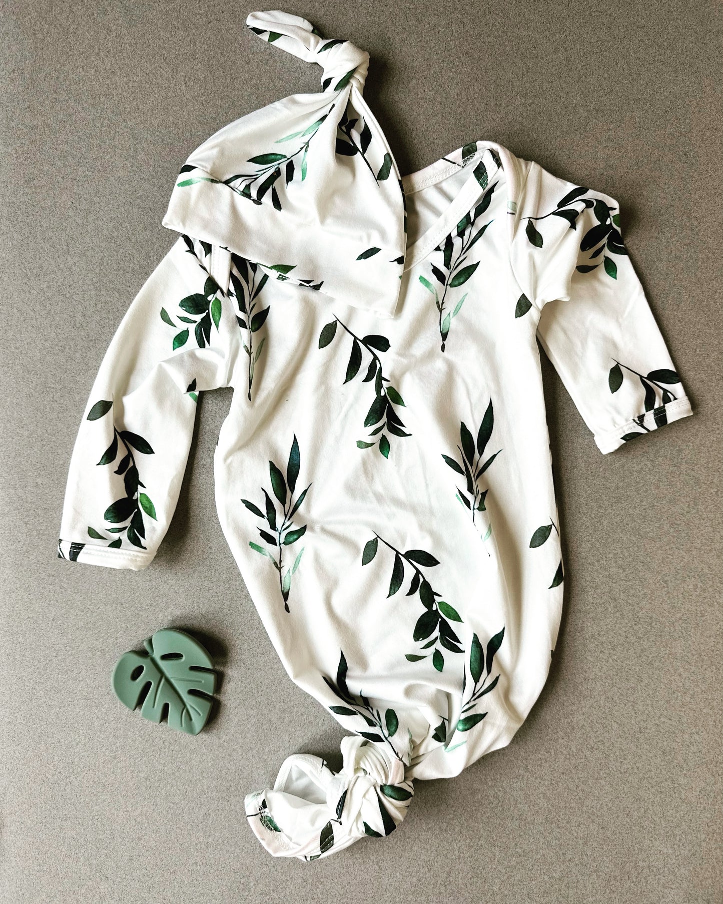 Jade Knotted Sleeping Gown