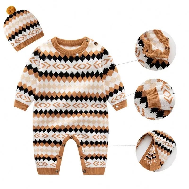 Oliver Sweater Onesie & Beanie