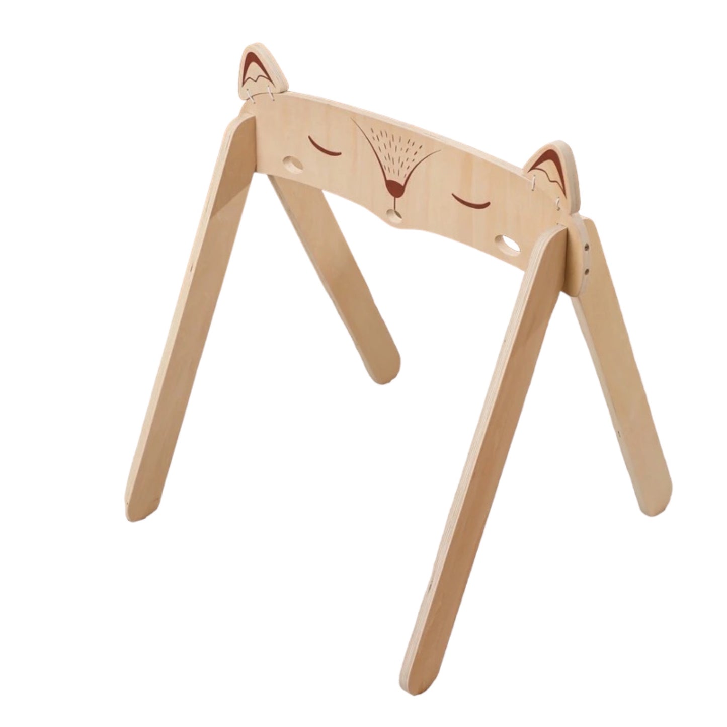 Fox Wooden Baby Play Gym