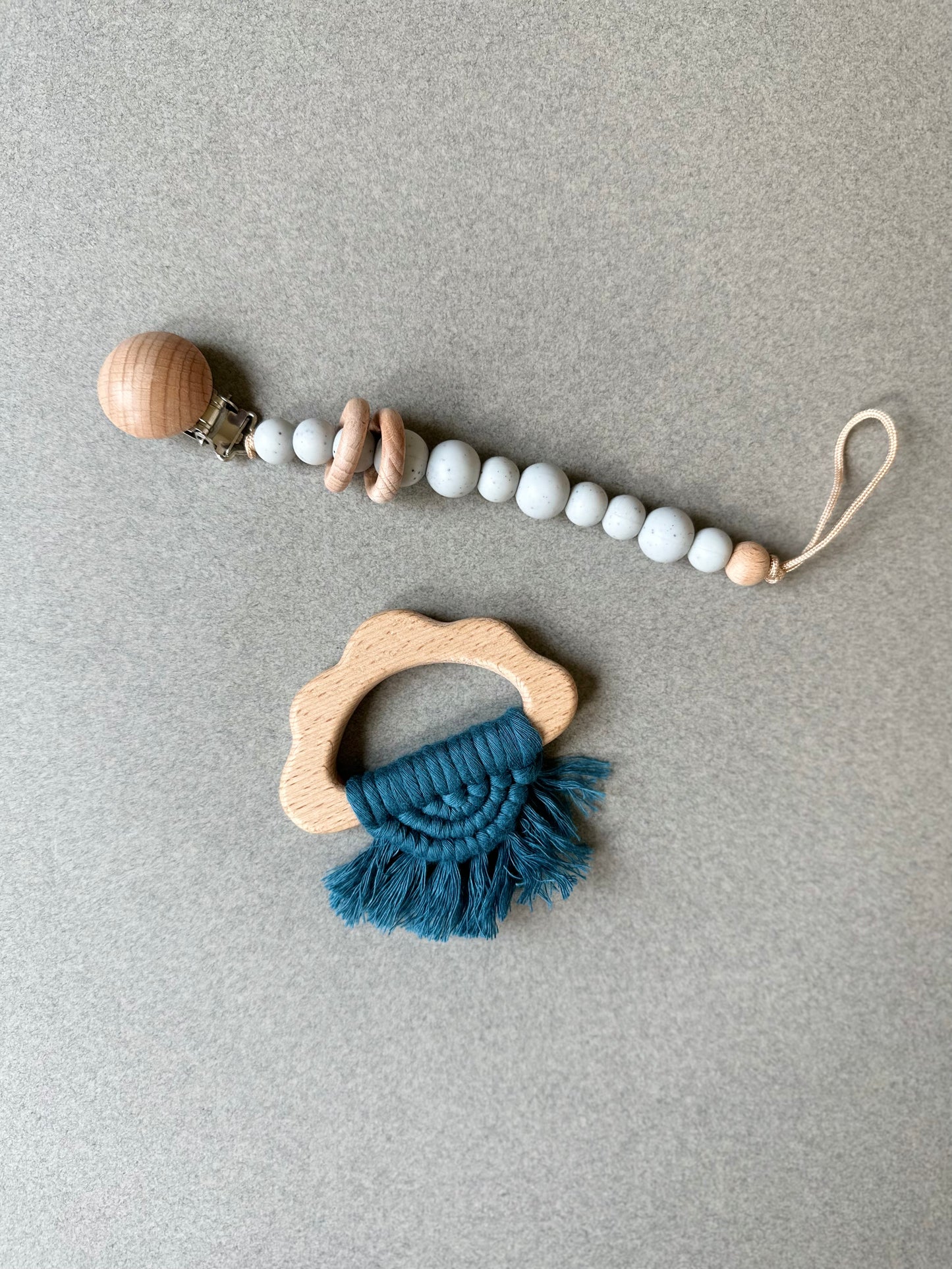 Aria Wooden Macrame Teether