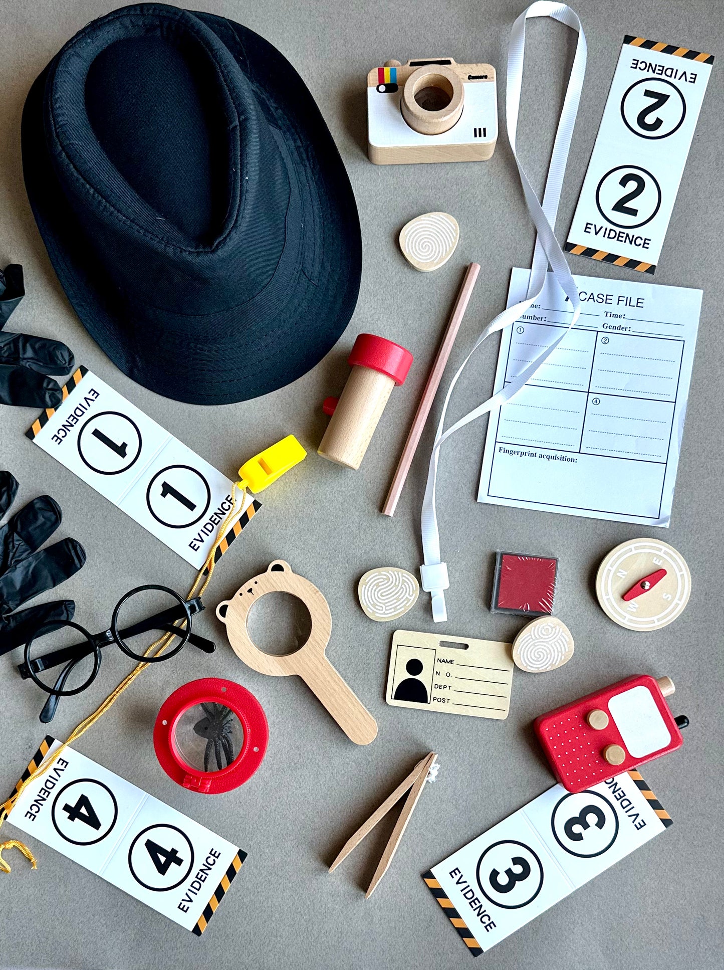 My Little Detective Wooden Toy Set