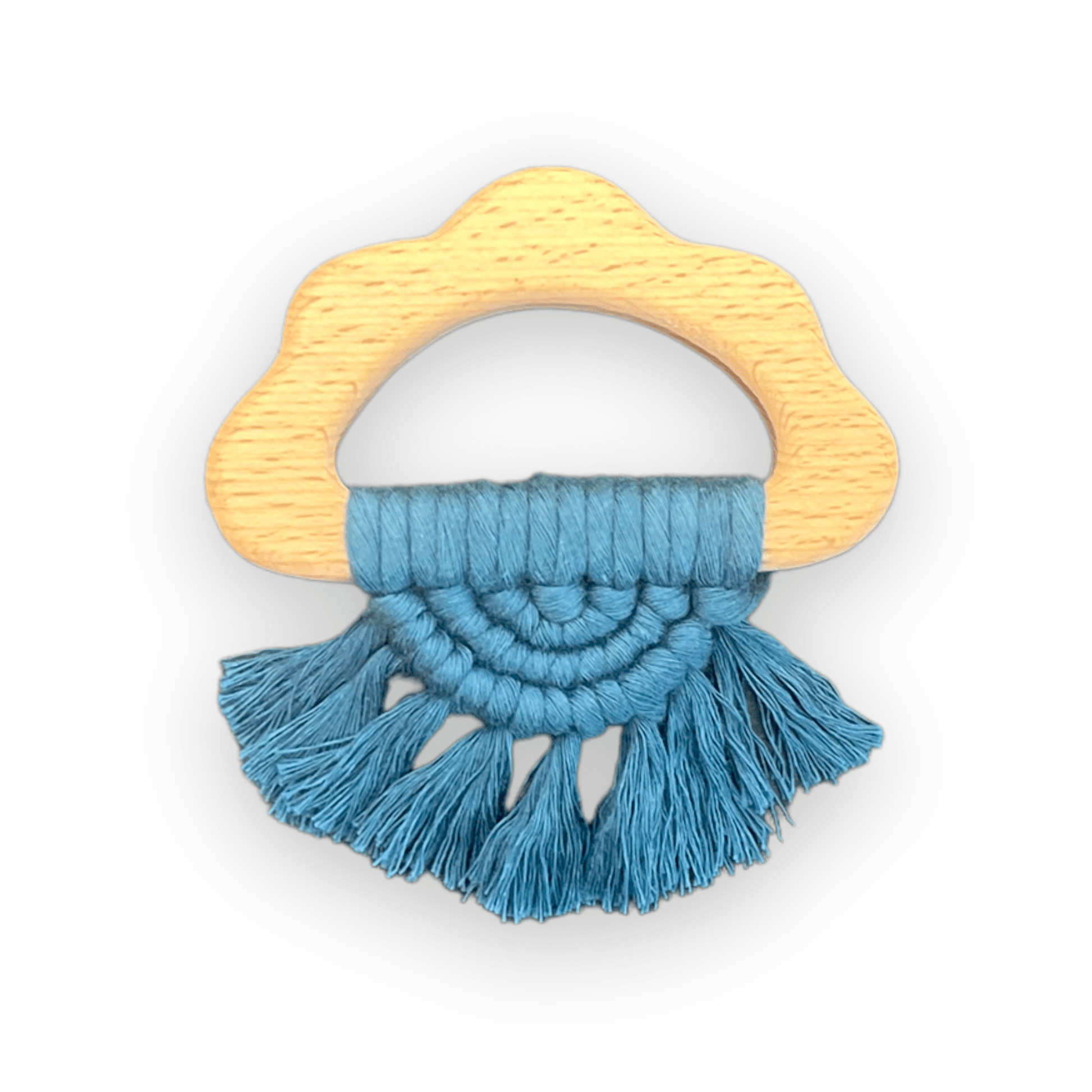 Aria Wooden Macrame Teether - Liraandco