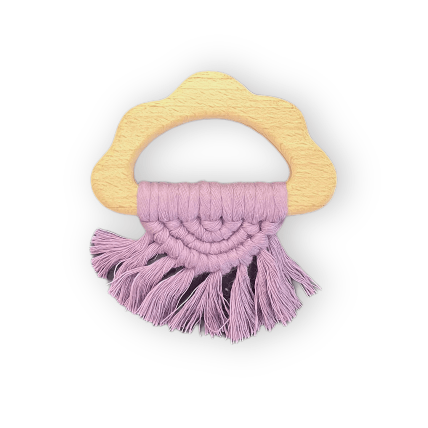 Aria Wooden Macrame Teether - Liraandco