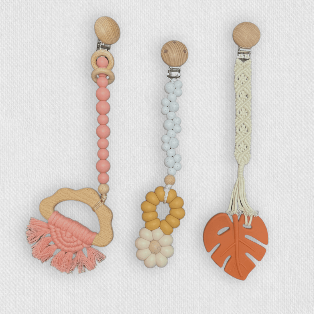 Aria Wooden Macrame Teether - Liraandco