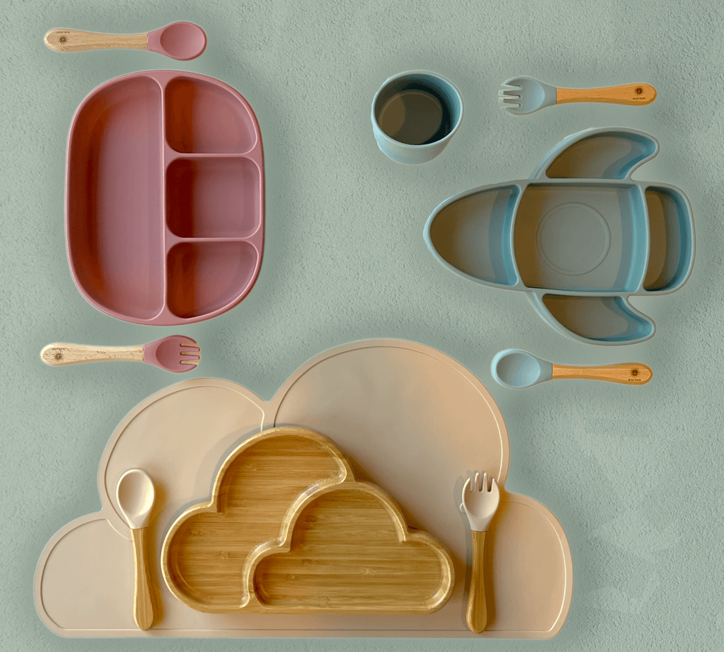 Bliss Baby Silicone Suction Plate With Lid - Liraandco