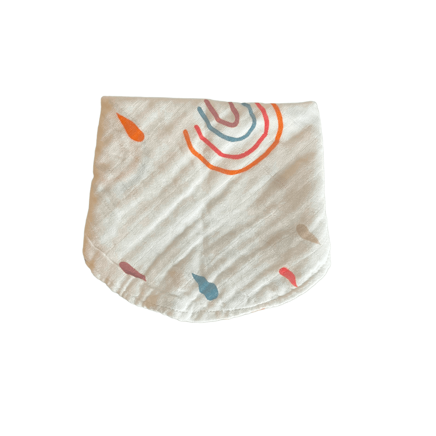 Blissful Rainbow Muslin Scarf Bib Set 4pcs - Liraandco